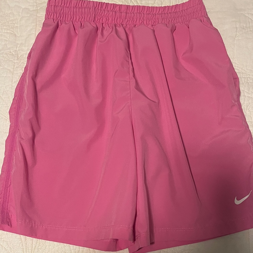 Nike Boys Vibrant Pink Athletic Shorts
